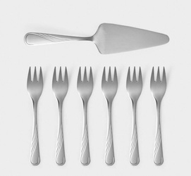 Komplet wideczyków do ciasta i łopatka AMBITION NAPOLI 7el.