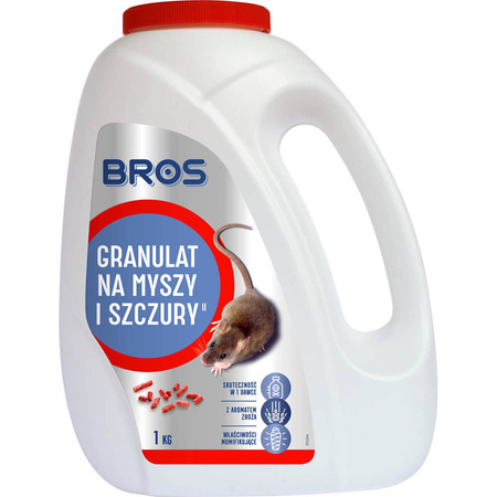Granulat na myszy i szczury BROS 1kg