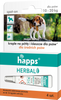 Krople na pchły i kleszcze dla średnich psów 10-20kg HAPPS HERBAL 4x2,5ml