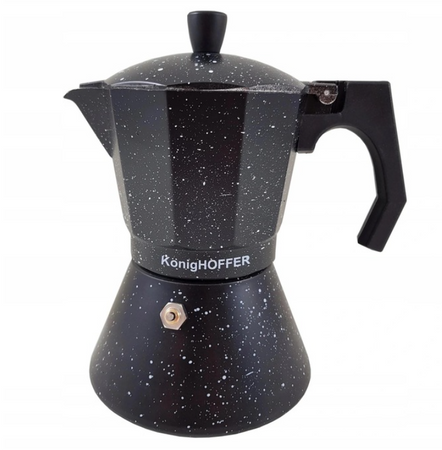 Kawiarenka z zaparzaczem KINGHOFF Marble 0,72L dwa kolory