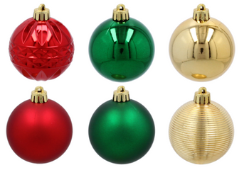 Komplet bombek 26szt plastikowe 6cm w tubie