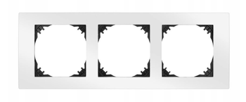 Ramka potrójna ELEKTRO-PLAST Vestra biała