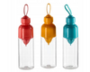 Butelka plastikowa z wyciskaczem 600ml różne kolory
