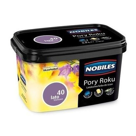 Farba Nobiles mat lateksowa lato śliwkowe 2,5 L