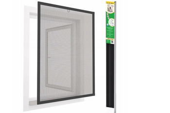Moskitiera okienna aluminiowa EASY LIFE 100x120cm antracyt