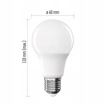 Żarówka LED Basic A60 E27 8,8 W (60 W) 806 lm Neutralna biel EMOS