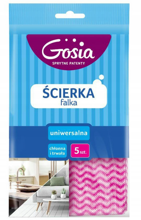 Ściereczki uniwersalne GOSIA falka 5szt.