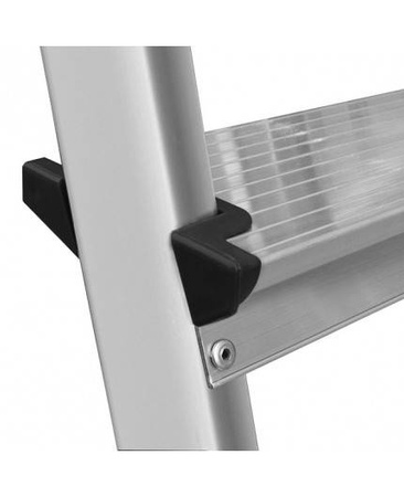 Drabina aluminiowa dwustronna DRABEST 5 stopni