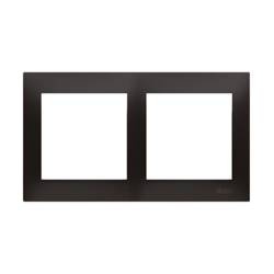 Ramka podwójna  SIMON 54 Premium DR2/48 antracyt