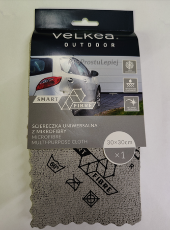 Ściereczka uniwersalna z mikrofibry VELKEA 30x30cm różne kolory