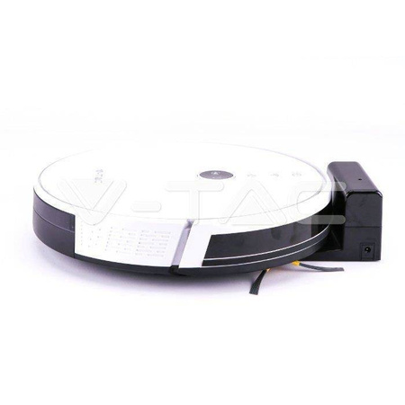 Odkurzacz automatyczny V-TAC VT-5555 biały WI-FI, mop, auto powrót, pilot, HEPA