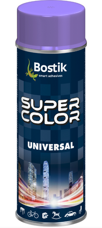 Lakier uniwersalny BOSTIK SUPER COLOR liliowy 0,4L