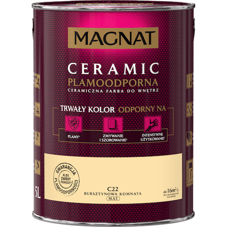 Farba MAGNAT CERAMIC Bursztynowa Komnata 2,5L