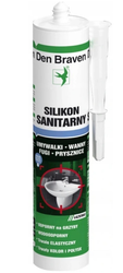 Silikon sanitarny DEN BRAVEN bezbarwny 280ml