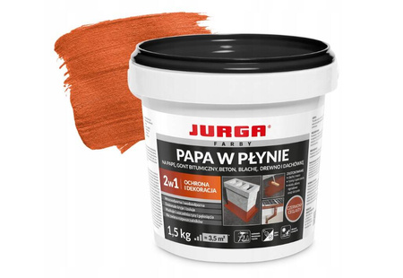 Papa w płynie JURGA 1,5kg czerwony ceglasty