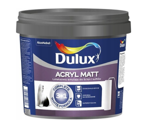 Farba lateksowa DULUX Acryl Matt biała 3L