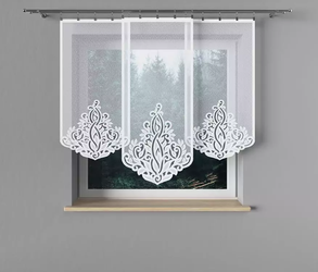 Firana panelowa żakardowa Klara biała 60x140cm