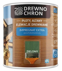 Impregnat Extra Powłokotwórczy DREWNOCHRON Zielony 4.5L