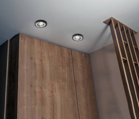 Oprawa sufitowa Oczko ruchome CANDELLUX SSU-15 czarne