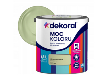 Farba lateksowa DEKORAL MOC KOLORU drzewo oliwne 2,5L