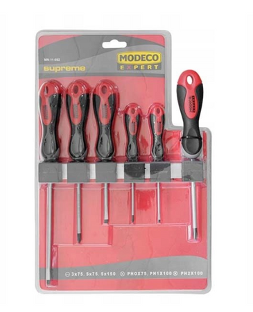 Komplet wkrętaków MODECO SUPREME MN-11-082 6szt.