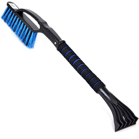 Szczotko-skrobaczka zimowa 55cm niebieska/czerwona