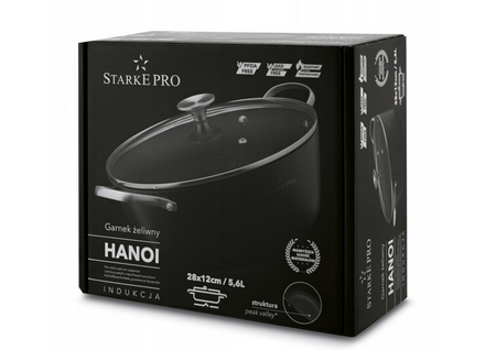 Garnek żeliwny STARKEPRO HANOI 5,6L 28cm
