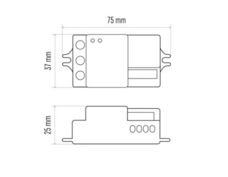 Czujnik ruchu EMOS G1210 MW IP20 B 1200W 360 biały