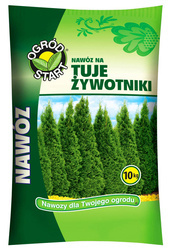 Nawóz pod tuje żywotniki  OGRÓD START 10 kg