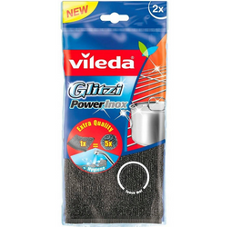 Zmywak do kuchenny VILEDA Glitzi Inox Power 2szt.