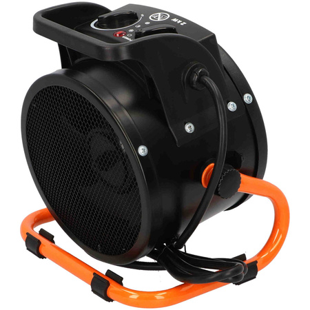 Nagrzewnica elektryczna okrągła z termostatem i wentylatorem Tresnar 7111 2kW