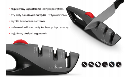 Ostrzałaka do noży i nożyczek ZWIEGER VIPER
