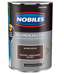 Farba chlorokauczukowa NOBILES brązowy czekoladowy 5L