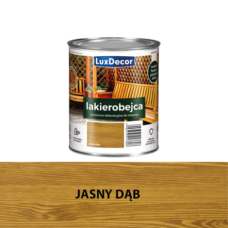 Lakierobejca do drewna LUXDECOR jasny dąb 0,2L