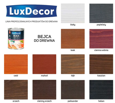 Bejca do drewna LUXDECOR cedr 0,75L