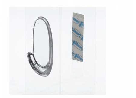 Haczyk średni przezroczysty COMMAND 2szt. 0,9kg