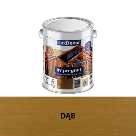 Impregnat dekoracyjno-ochronny LUXDECOR Dąb  2,7L