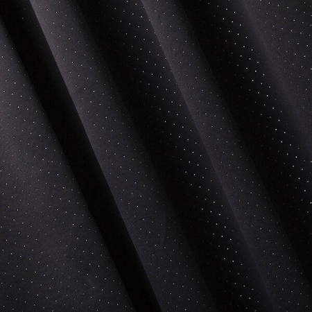 Zasłona zaciemniająca PURE CHIC 140×270 czarny na taśmie