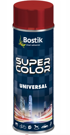 Lakier uniwersalny BOSTIK SUPER COLOR rubinowy 0,4L