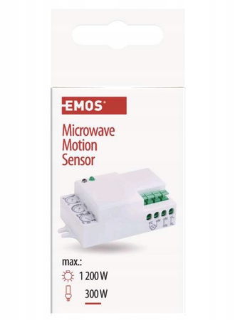 Czujnik ruchu EMOS G1210 MW IP20 B 1200W 360 biały