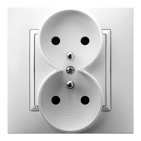 Gniazdo podwójne OSPEL Aria GP-2UZ/00