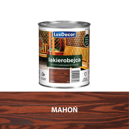 Lakierobejca do drewna LUXDECOR mahoń 0,75L