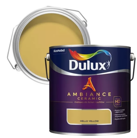 Farba ceramiczna DULUX Ambiance Ceramic Hallo Yellow 2,5L