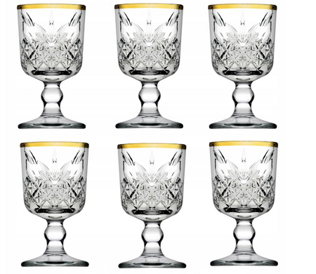 Komplet kieliszków do wódki PASABAHCE Golden Touch 60ml 6szt.