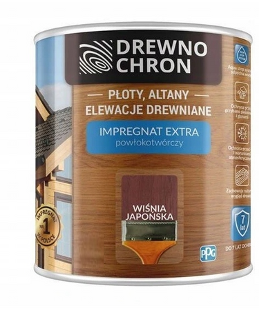 Impregnat Extra Powłokotwórczy DREWNOCHRON Wiśnia japońska 2.5L