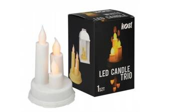 Świeca LED  KOST Candle trio14cm