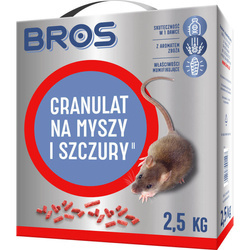 Granulat na myszy i szczury BROS 2.5 kg