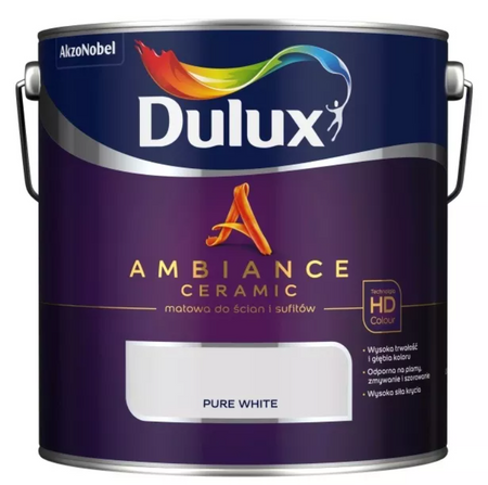 Farba ceramiczna DULUX Ambiance Ceramic Pure White 5L