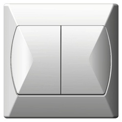 Łącznik świecznikowy OSPEL Akcent ŁP-2A/00 biały