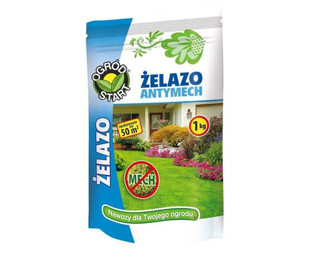 Nawóz do Trawy Żelazo Antymech OGRÓD START 1kg